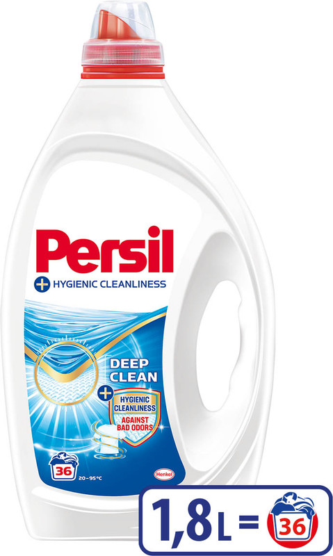 Гель для прання PERSIL Нейтралізація запаху, універсальний, автомат, 1,8л